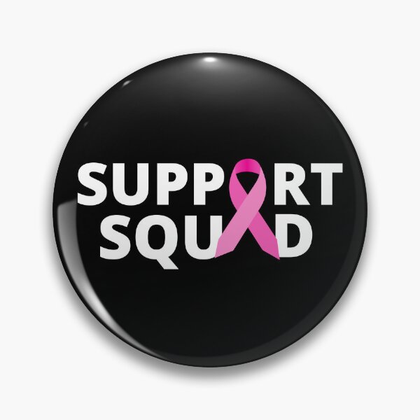 Artikelvorschau, Support Squad Pink Ribbon Brustkrebs-Aufklärung entworfen und verkauft von Pixelish.