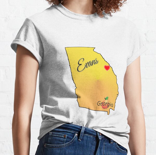 Evans Georgia Heart Classic T-Shirt