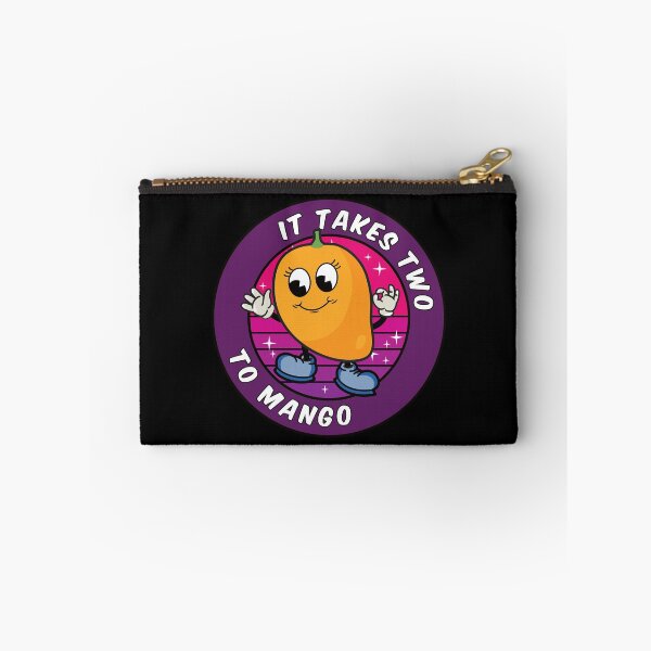 Item preview, Funny Cartoon Mango Pun: It takes two to mango designed and sold by Happy Puppy Print On Demand.