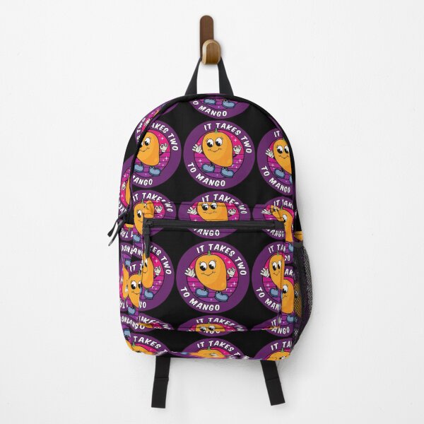 Item preview, Funny Cartoon Mango Pun: It takes two to mango designed and sold by Happy Puppy Print On Demand.