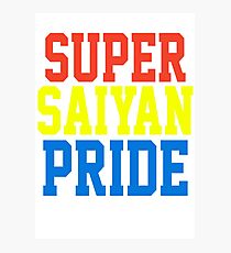 SUPER SAIYAN PRIDE T-shirt - Cena Hustle Loyalty Respect PARODY Photographic Print