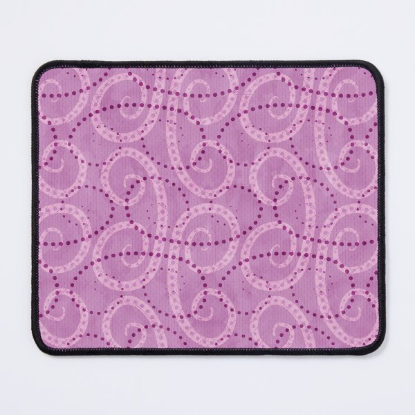 Item preview, Batik Dotty Curls in Lovely Lilac + Delicious Plum designed and sold by PaisleyMcNoodle.