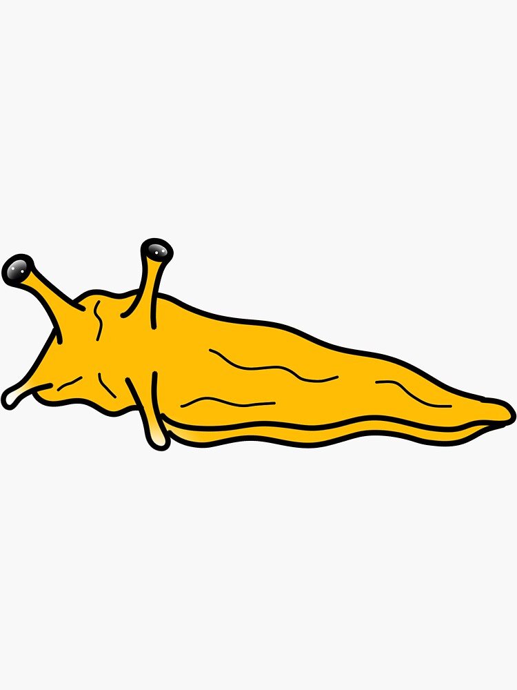"Banana Slug" Sticker for Sale by spookytradart Redbubble