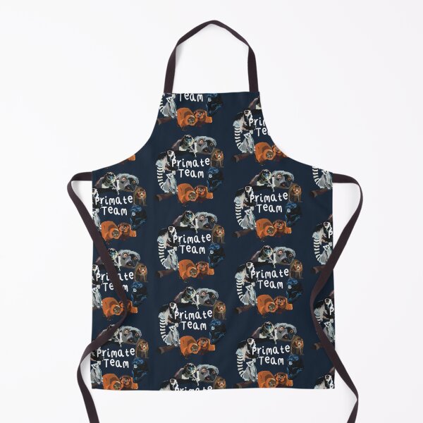 Item preview, Primate Team, Primate Team Illustration – Zookeeper Art Celebrating Wildlife Care and Conservation designed and sold by PrettylittlepastelUk.