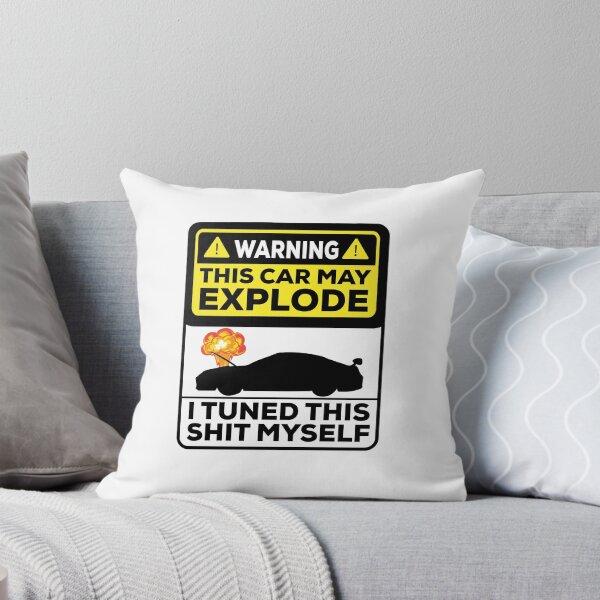 Item preview, Warning Car May Explode designed and sold by ElseWorldDesign.
