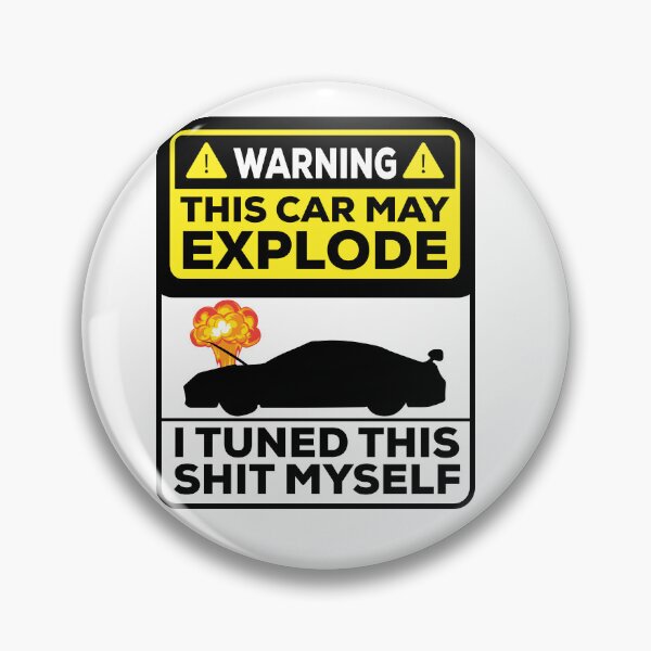 Item preview, Warning Car May Explode designed and sold by ElseWorldDesign.