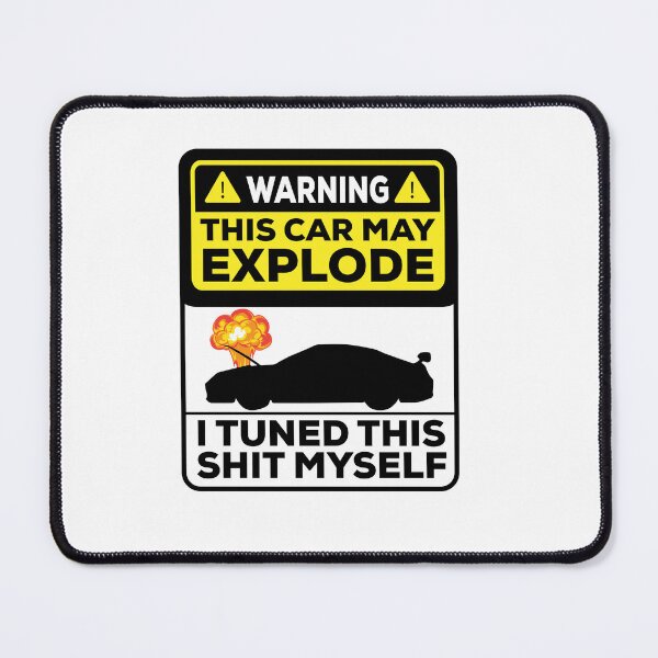 Item preview, Warning Car May Explode designed and sold by ElseWorldDesign.