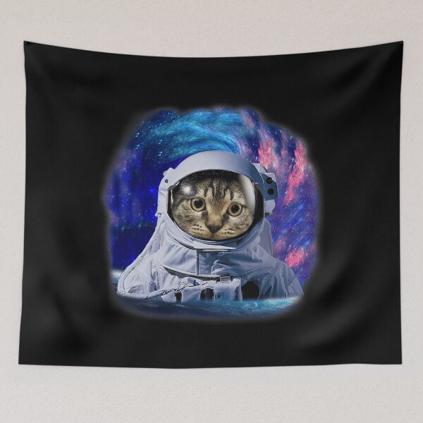 Item preview, Cosmic Cat Space Astrocat In The Galaxy Graphic designed and sold by enragedchild257.