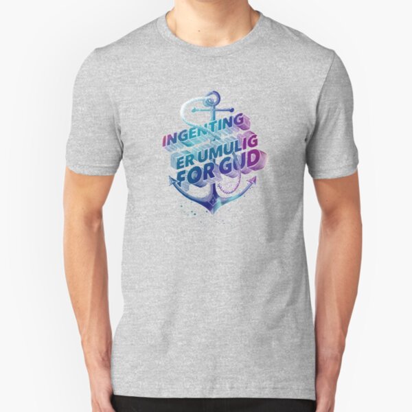 Ingenting er umulig for Gud Slim Fit T-Shirt