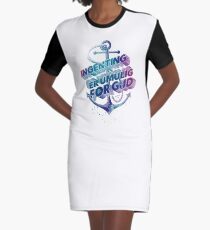 Ingenting er umulig for Gud Graphic T-Shirt Dress