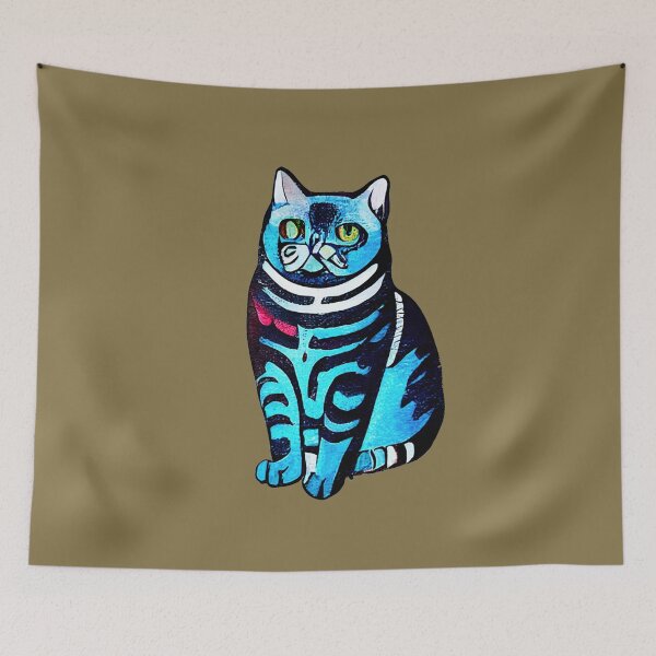 Item preview, British shorthair cat art 8 designed and sold by Catator.