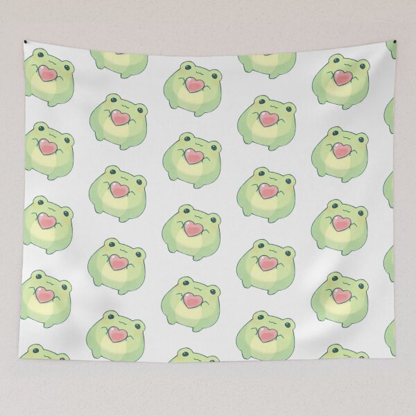 Item preview, cute frog wallpaper designed and sold by Cameron Carter.