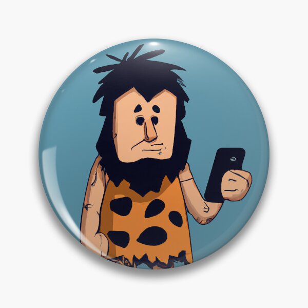 Item preview, Caveman using Smartphone and Socialmedia designed and sold by AbsoluteA.