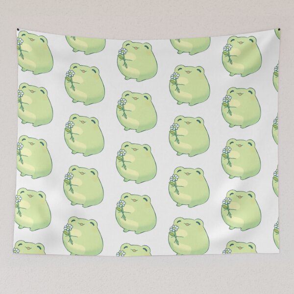 Item preview, cute frog wallpaper designed and sold by Cameron Carter.