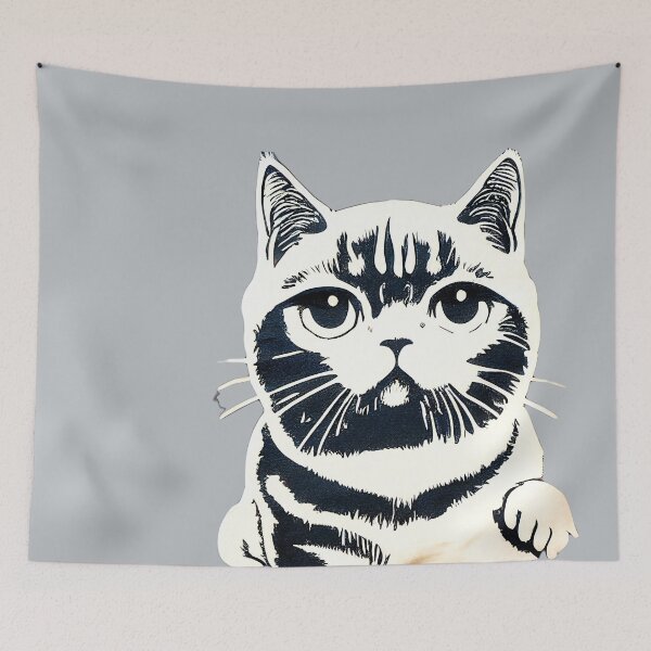 Item preview, british shorthair cat art 9 designed and sold by Catator.