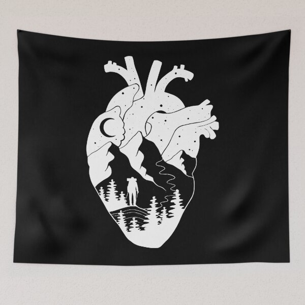 Item preview, mountain adventure heart climbing designed and sold by XXgooddeedXX.