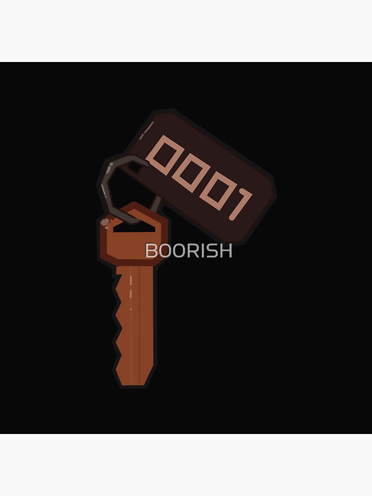 [DOORS] Key #0001 Sticker for Sale by B00RISH