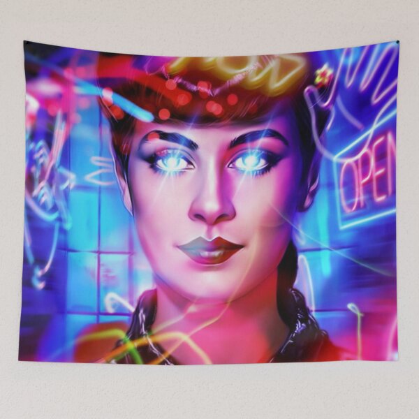 Item preview, NeoNoir Neon Blade Runner Rachael designed and sold by orionlodubyal.
