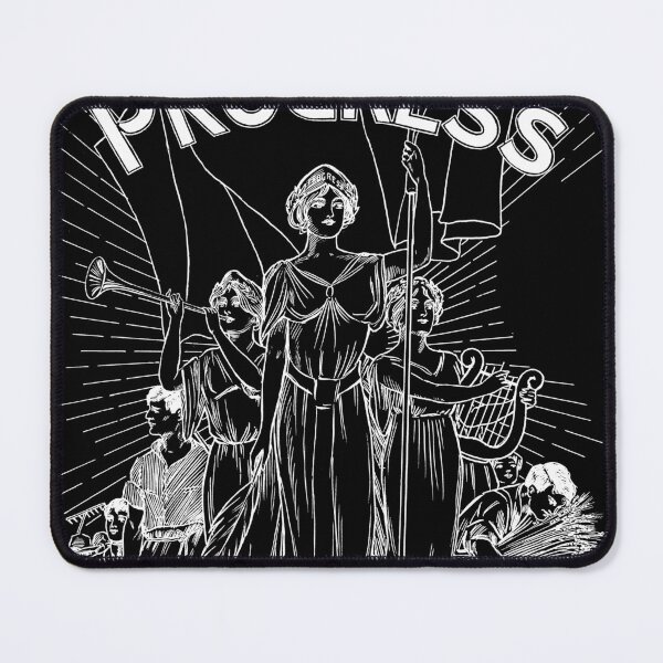 Item preview, The March of Progress Is Led By Women Vintage Suffragette Art in White designed and sold by meckhard.