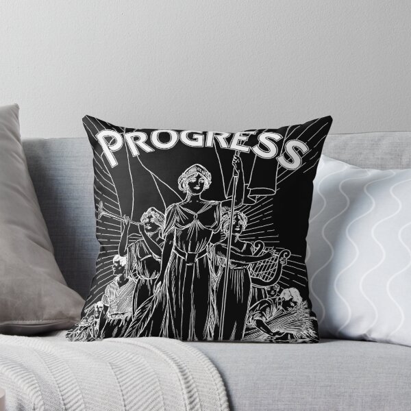 Item preview, The March of Progress Is Led By Women Vintage Suffragette Art in White designed and sold by meckhard.