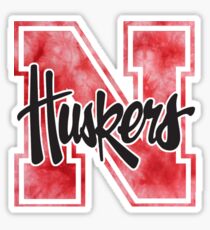 University of Nebraska Tie Dye Sticker