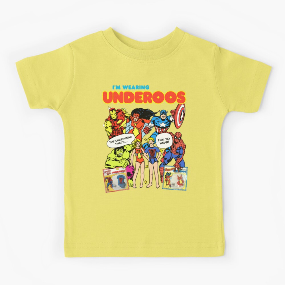 Underoos Underwear T-Shirt Kids T-Shirt for Sale by RosendoBailey