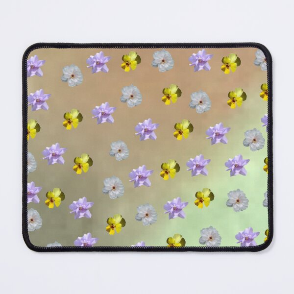 Item preview, Floral Pattern -( Mint and Brown Gradient Background) designed and sold by MulesParty.