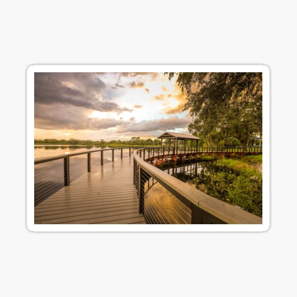 Bridge after the Storm Sticker
