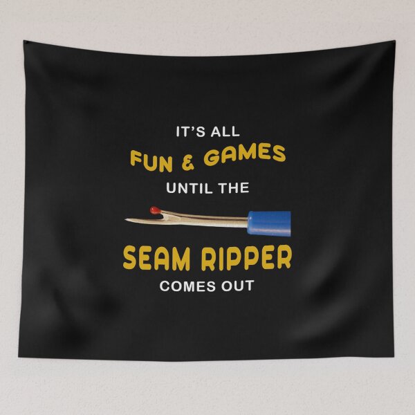 Item preview, Couture Quilting Seam Ripper Humor designed and sold by lila8fl7stacy.
