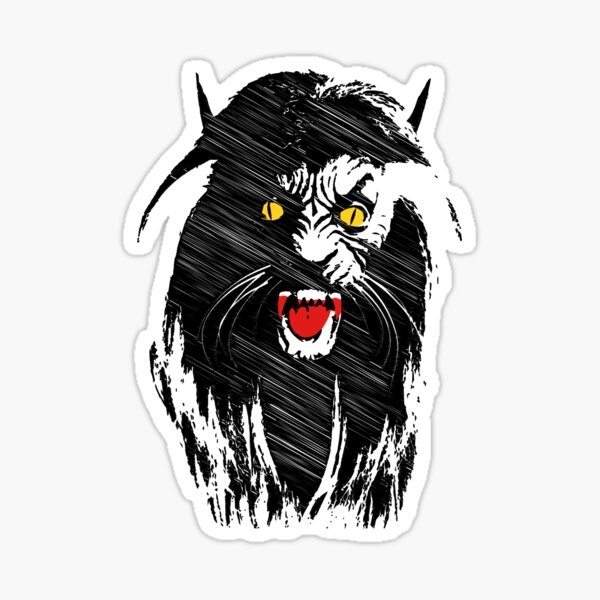 Werecat Werewolf Thriller Era Michael Jackson Sticker For Sale