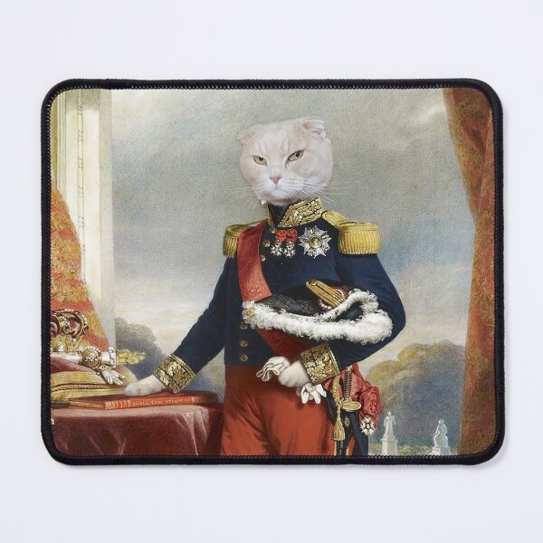 Item preview, Collage of old Masterpiece - The Cat designed and sold by Julia Rudens.