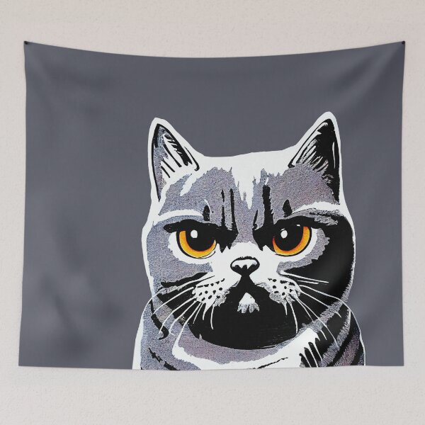 Item preview, british shorthair cat art 11 designed and sold by Catator.