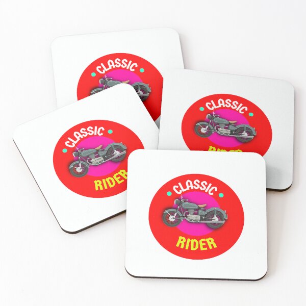 Item preview, classic motorcycle rider stickers biker  designed and sold by SHREE ART STUDIO.