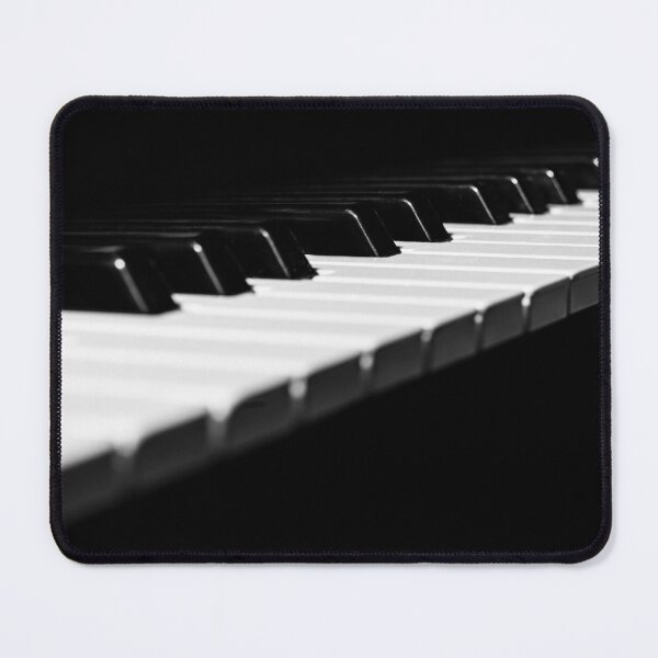 Item preview, Piano Keyboard in Minimal Black and White Photograph designed and sold by Andreea Eva Herczegh.