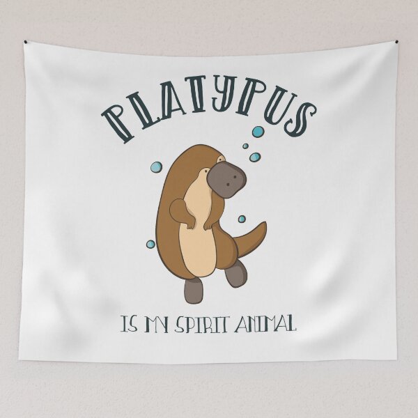 Item preview, Platypus is My Spirit Animal designed and sold by Laura Lise Wong.