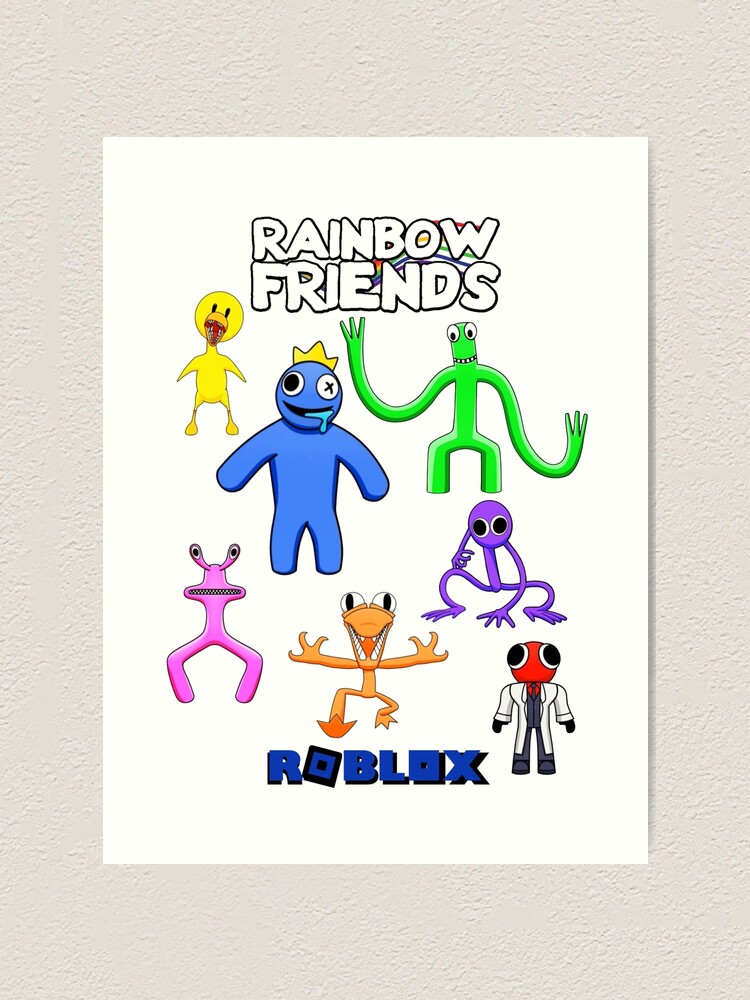 Rainbow Friend 4 | Art Print