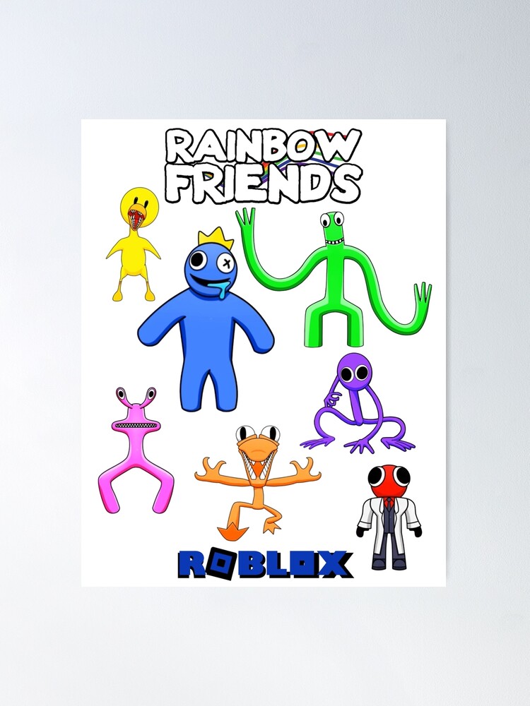 Red Scientist Rainbow Friend Poster for Sale by TheBullishRhino