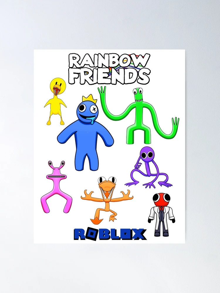 rainbow friends game Poster for Sale by lara-kli