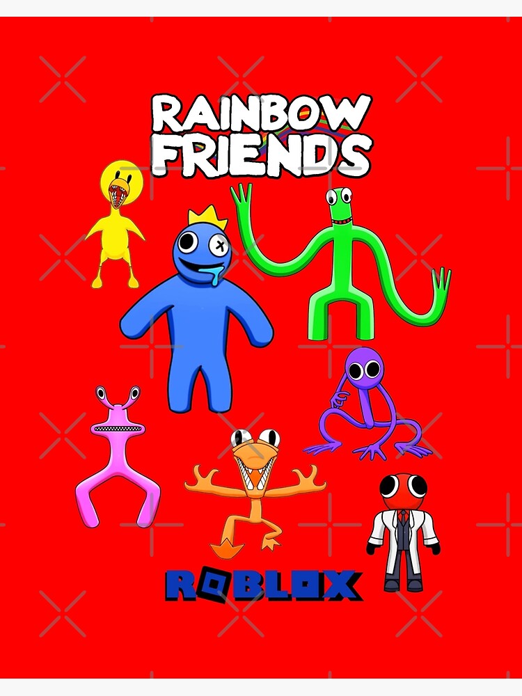 Rainbow Friends Hug it Out Poster for Sale by TheBullishRhino