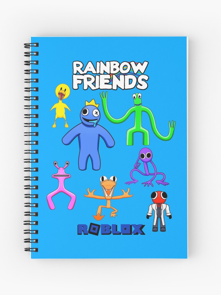 Rainbow Friends Spiral Notebook for Sale by TheBullishRhino