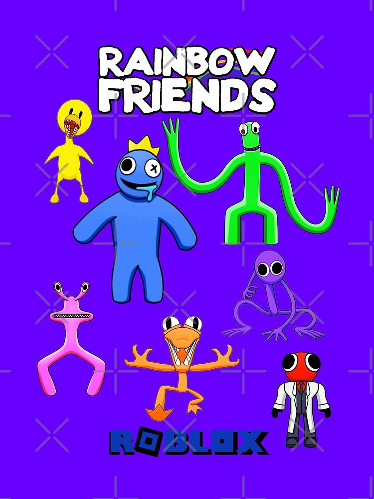 Purple Rainbow Friend Poster for Sale by TheBullishRhino