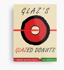 Glaz's Glazed Donuts Metal Print
