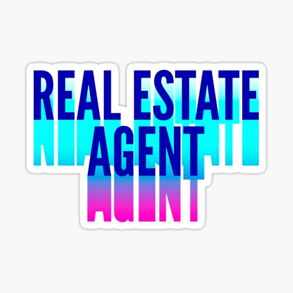 Item preview, Real Estate Agent With Long Gradient Shadow designed and sold by SVPOD.