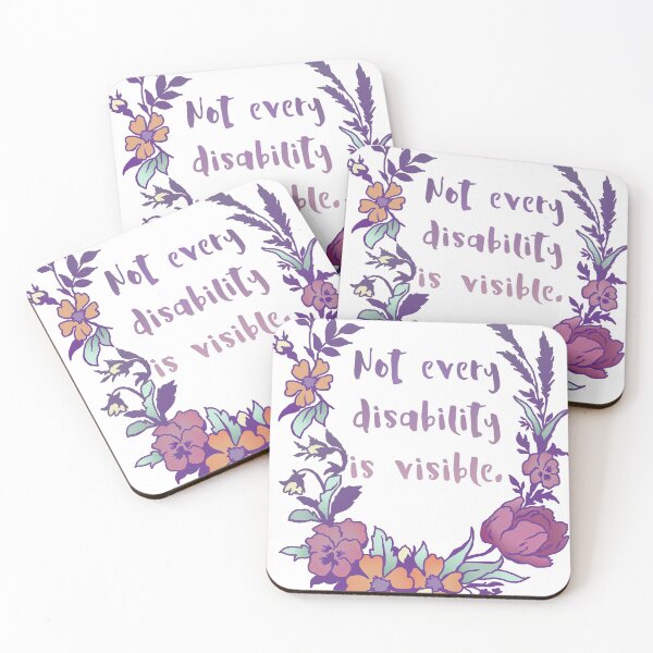 Item preview, Not Every Disability Is Visible designed and sold by fabfeminist.