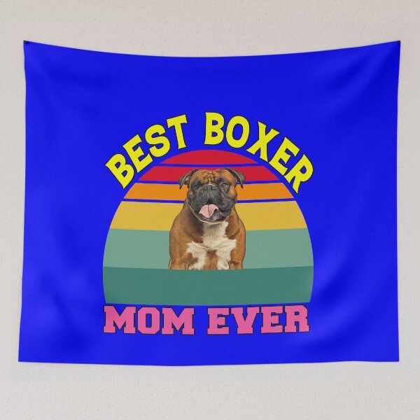 Item preview, Boxer Dog With Saying Best Boxer Mom Ever designed and sold by fantasticdesign.