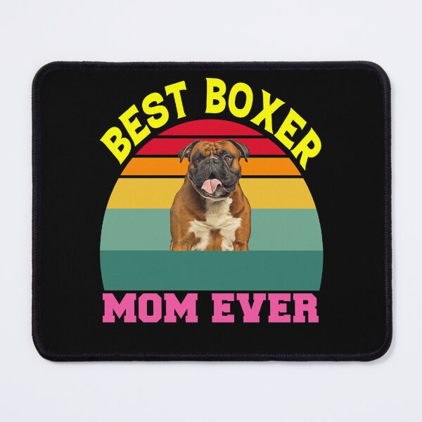 Item preview, Boxer Dog With Saying Best Boxer Mom Ever designed and sold by fantasticdesign.