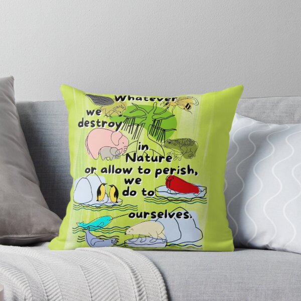 Item preview, Whatever We Destroy in Nature designed and sold by bmfabricdesigns.