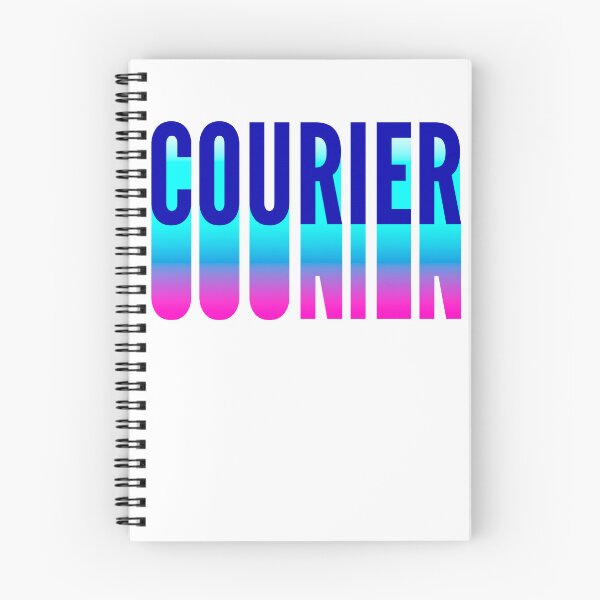 Item preview, Courier With Long Gradient Shadow designed and sold by SVPOD.