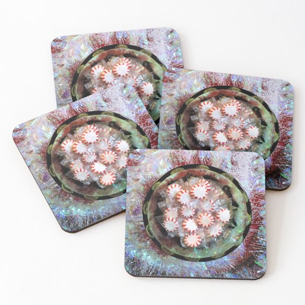 Item preview, Wrapped Peppermint Candy in a Green Bowl designed and sold by Scott and Mary Schneider art_photography.