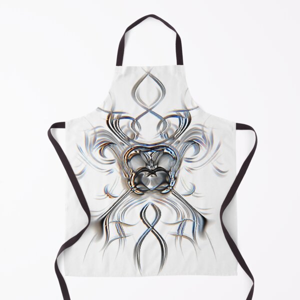 Item preview, Metallic digital abstract shape grey and white designed and sold by Vesna7791.